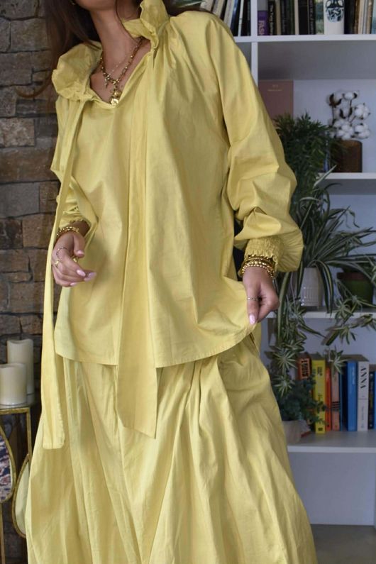 Paloma Poet Blouse Soft Ochre